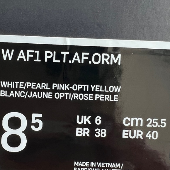 NWT Nike Air Force 1Platform Women’s Shoes - Picture 9 of 9